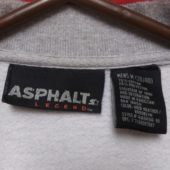 Asphalt Legend Medium Brooklyn Zip Up Sweatshirt - Picture 3 of 6